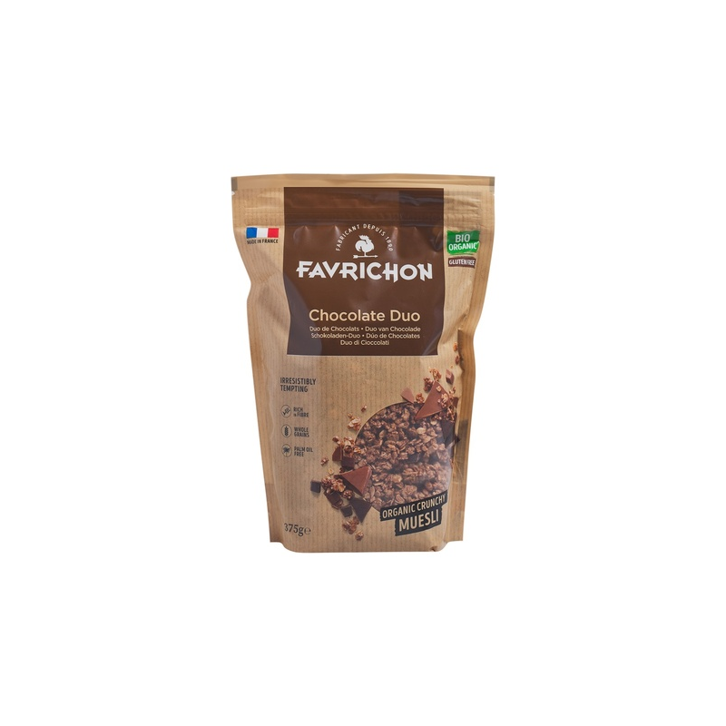 Favrichon Crunchy Muesli Chocolate Duo G Bio