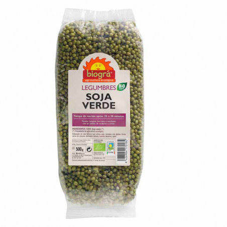 Soja verde 500gr bio biogra