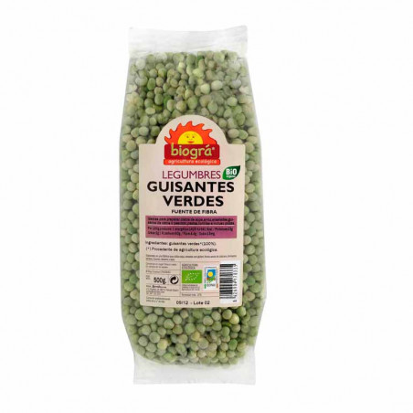 Guisantes verdes 500gr biogra