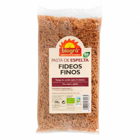 Fideos espelta 250g biogra