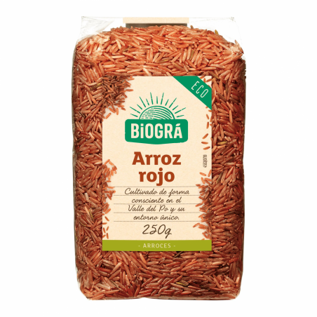 Arroz rojo 250gr. biogra