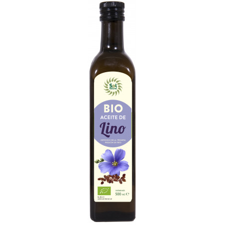 Aceite lino bio 500ml sol natu