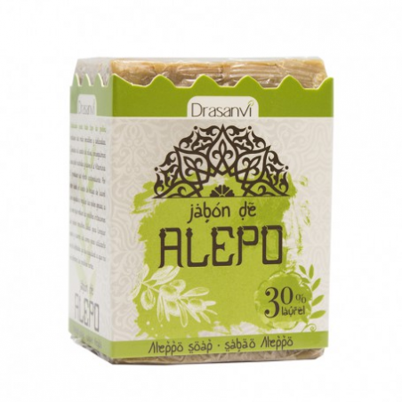 Jabon alepo 30% 275g.drasanvi