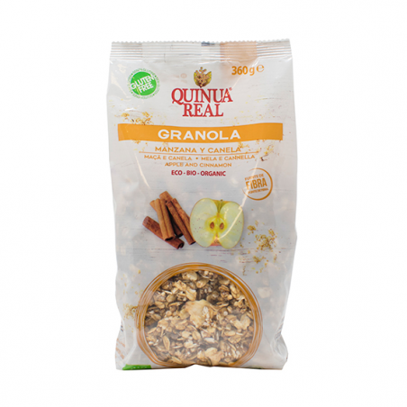 Granola quinoa manzana canela