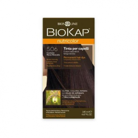 Biokap nutricolor 5.06 140ml castaño nuez moscada