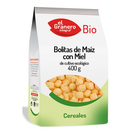 Bolitas de maiz con miel eco 400g. el granero