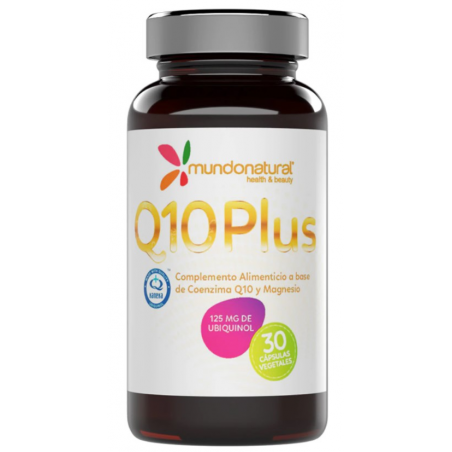 Q10 plus ubiquinol 30caps mundo natural