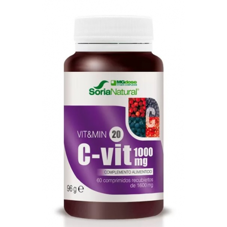 C-vit mg 60comp 1000mg soria natural