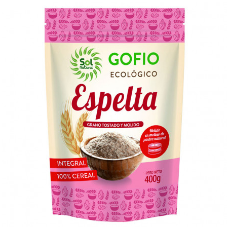 Gofio espelta integral bio 400g sol natural.