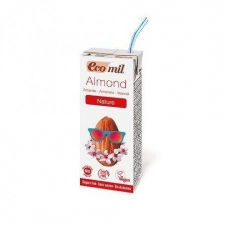 Ecomil bebida almendra nature bio brick 200ml