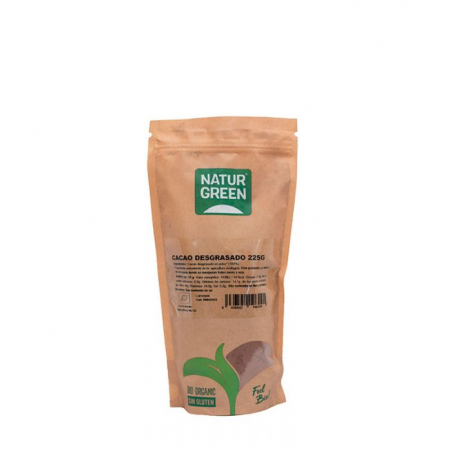 Cacao desgrasado polvo 225g naturgreen bio