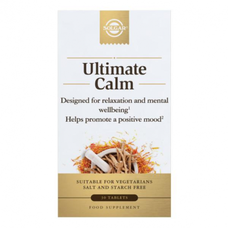 Ultimate calm 30 tabletas. solgar