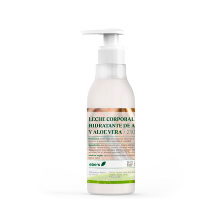 Leche corporal hidra argan y aloe vera 250ml ebers