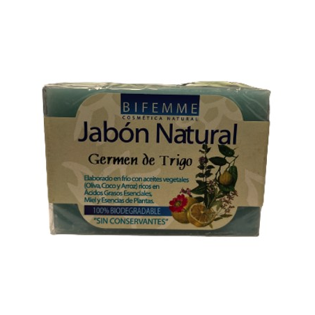 Jabon germen trigo 100g pastilla bifemme ynsadiet