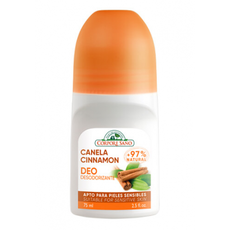 Desodorante roll-on canela 75ml corpore sano