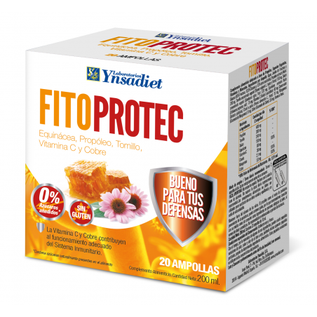 Fitoprotec + echinacea 20amp 0% azucares ynsadiet