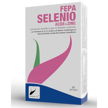 Fepa selenio acde zinc 60cap fepadiet