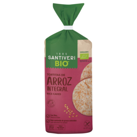 Tortitas arroz integral bio 100g santiveri