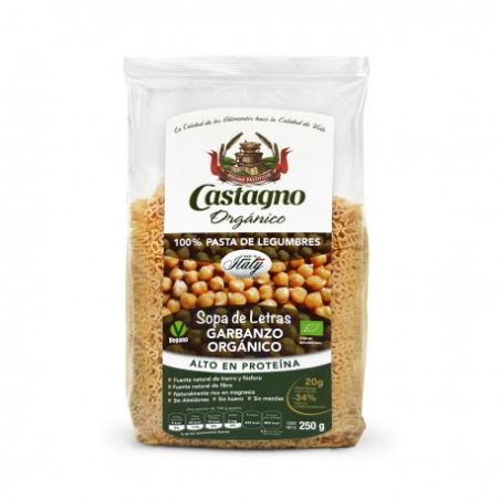 Sopa de letras garbanzo castagno 250g