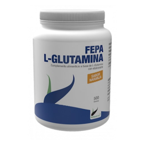 Fepa-l-glutamina 500gr sabor naranja