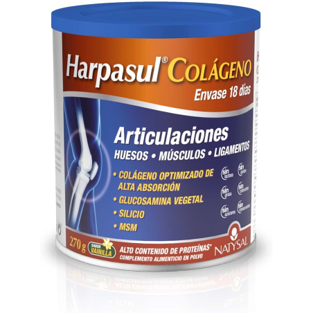 Harpasul colageno 270gr sabor vainilla natysal