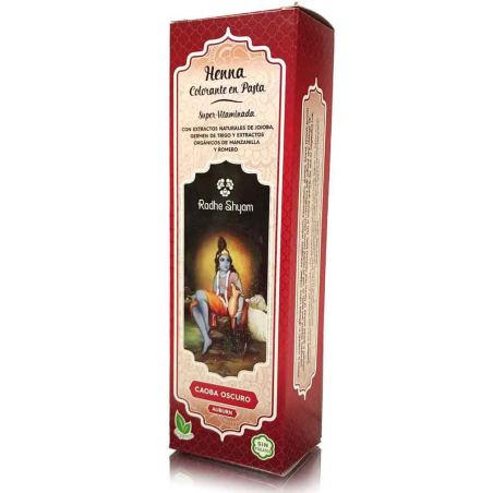 Henna pasta caoba oscuro 100ml