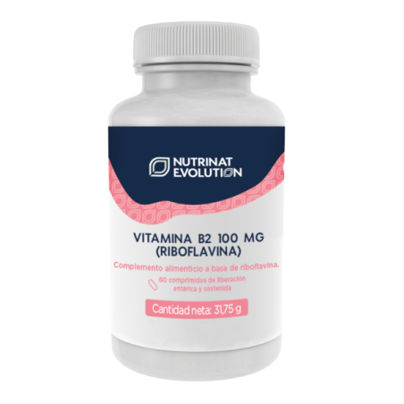 Vitamina b2 100mg riboflavina 60comp nutrinat evol