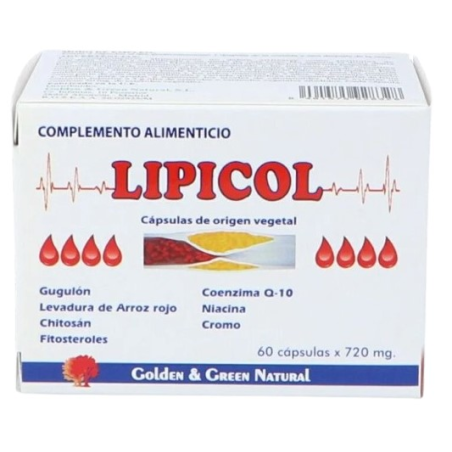 Lipicol 60 cap 678m golden gre