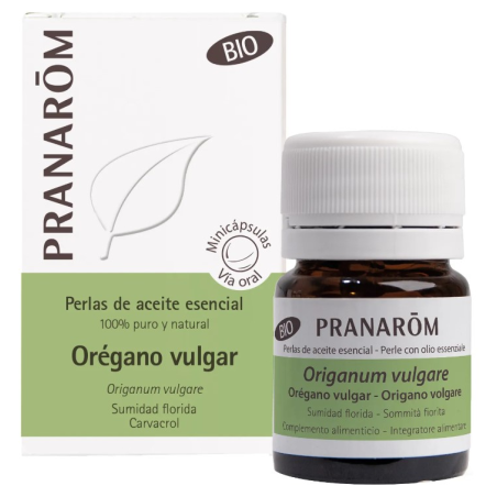 Pranarom oregano vulgar bio 60 perlas