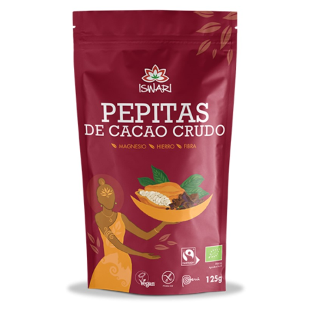 Iswari pepitas de cacao crudo 125g