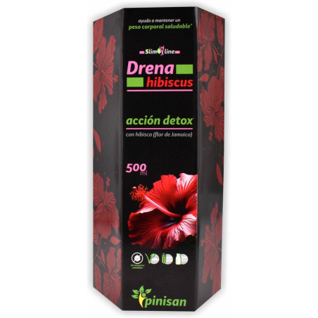 Slim line drena hibiscus accion detox 500ml