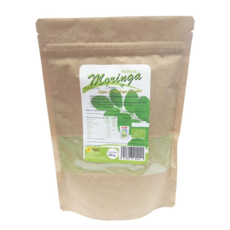 Moringa hojas polvo dreamfoods 200g