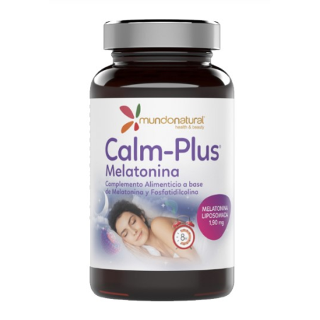 Calm plus melatonina 30cap mundo natural