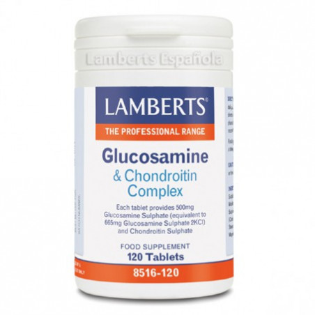 Glucosamina+condroitina 120t lamberts