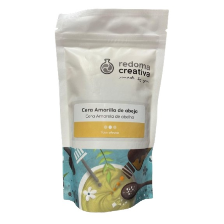 Cera abeja amarilla redoma creativa 100g