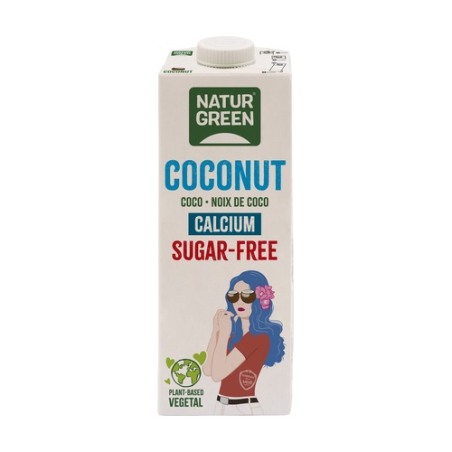 Bebida coco calcio sin azucares naturgreen 1l