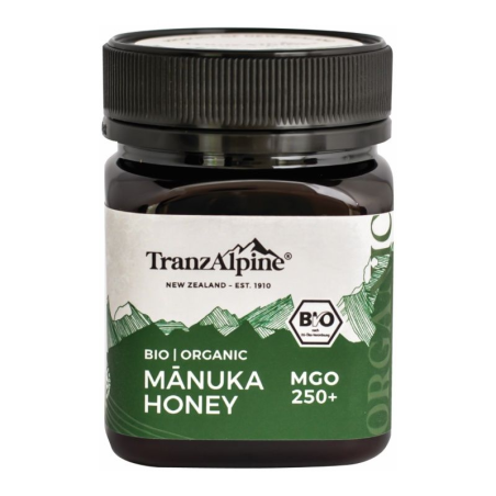 Miel manuka mgo 250+ 250g tranzalpine bio