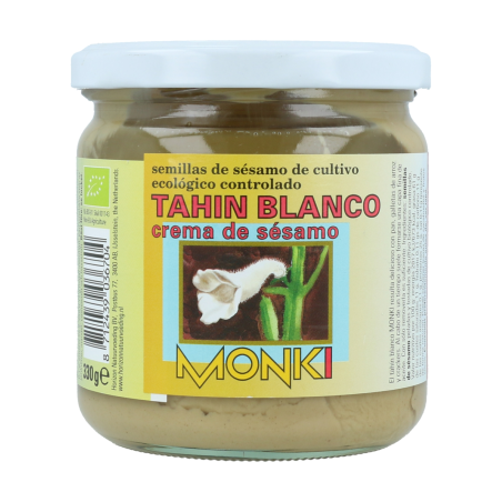 Tahin blanco sin sal monki bio 330g