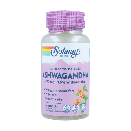 Ashwagandha 470mg 60cap solaray