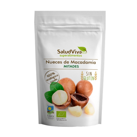 Nueces macadamia mitades 200g salud viva