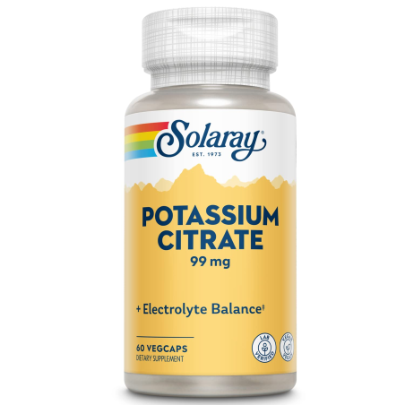 Potasio citrato 99mg 60cap solaray