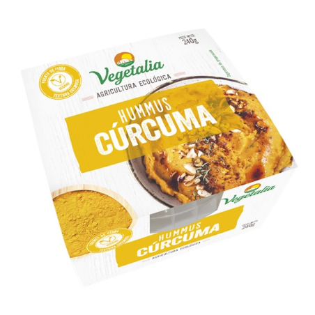 Hummus curcuma fresco vegetalia bio 220g