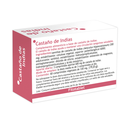 Castaño de indias 60 comp  eladiet