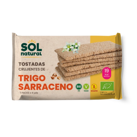 Tostadas trigo sarraceno 140g sol natural