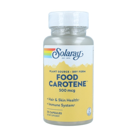 Food carotene 500mcg 30cap solaray