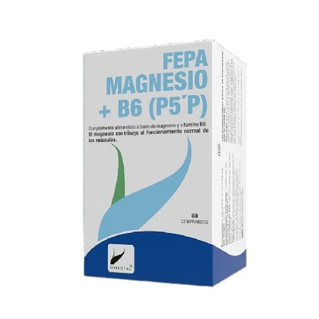 Fepa magnesio + b6 p5´p 60 cap fepadiet