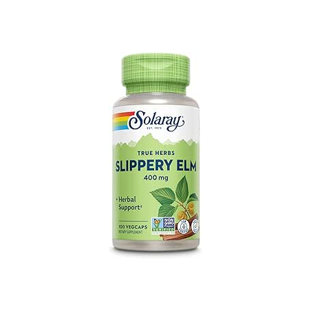 Slippery elm olmo 400mg 100vegcap solaray