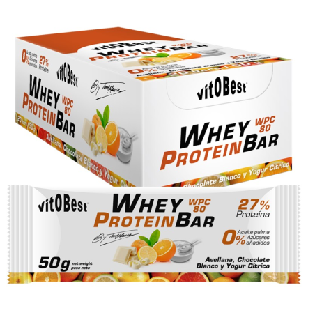 Whey protein bar yogur citrico 50g barrita