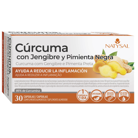 Curcuma con jengibre y pimienta negra 30caps