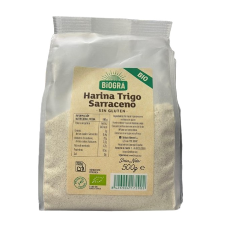 Harina trigo sarraceno 500gr. biogra